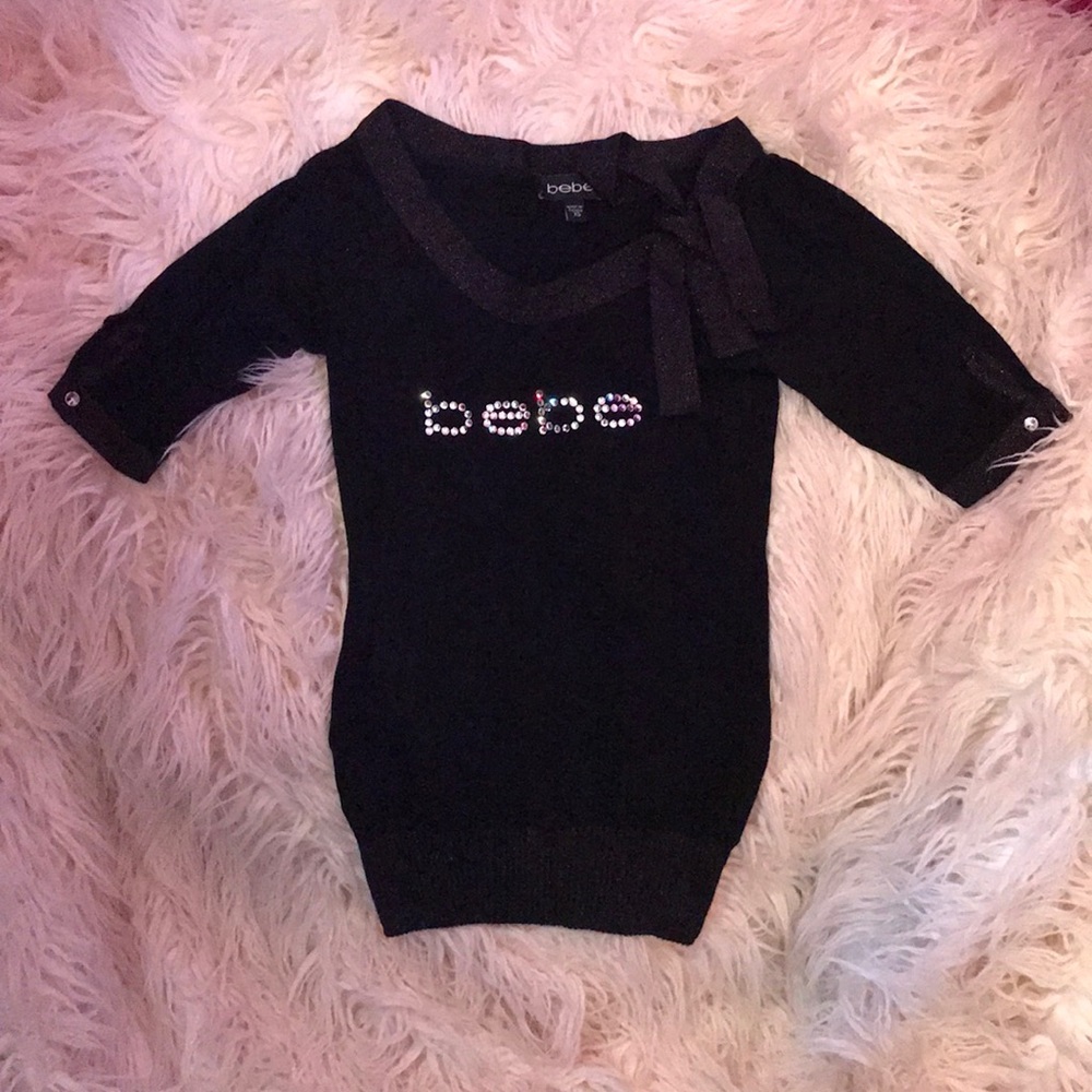 Bebe 1/4 Sleeve Shirt